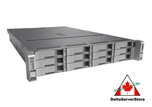 12 Bays Lff Storage Server Cisco C240 M4 Dual Xeon E5-2620 V3 2.40Ghz 64Gb Ram