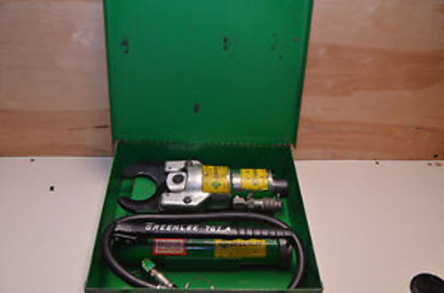 GREENLEE 746 HYDRAULIC CABLE CUTTER WITH PUMP GREAT WORKING CONDITION