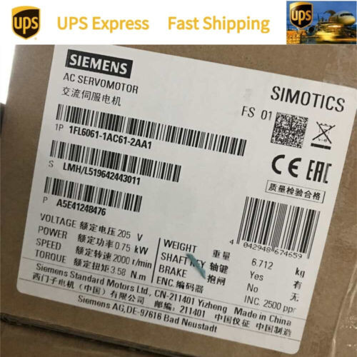1Fl6061-1Ac61-2Aa1 Siemens One Year Warranty Fast Delivery 1Pcs Very Good