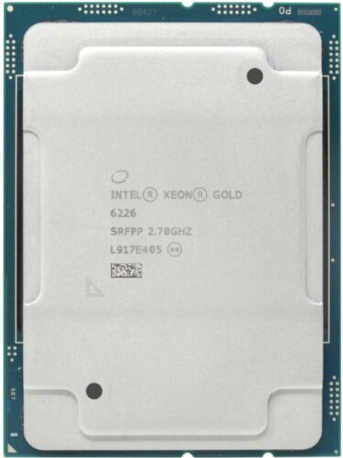 Srfpp Intel Xeon Gold 6226 2.7Ghz 12-Core Socket 3647 L3 19.25 Cpu