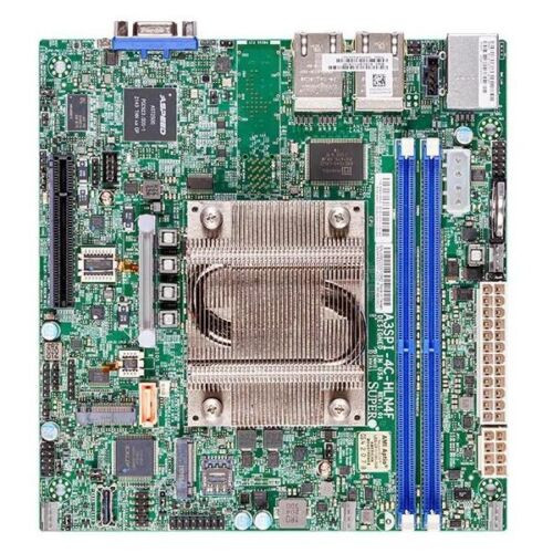 Supermicro Mbd-A3Spi-4C-Hln4F-(O/B) Motherboard Intel Atom Fcbga2106 Ddr4