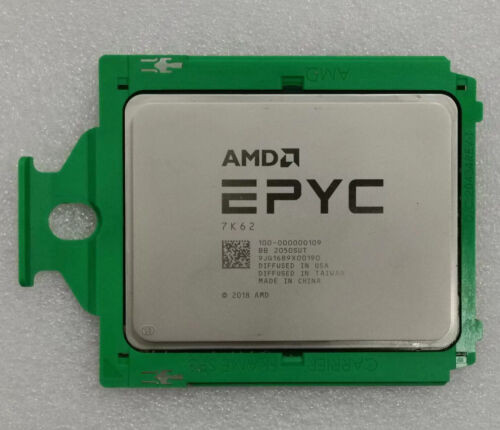 Amd Epyc Unlocked 7K62 Cpu 48 Cores 96 Threads Base Clock 2.6Ghz 3.3Ghz