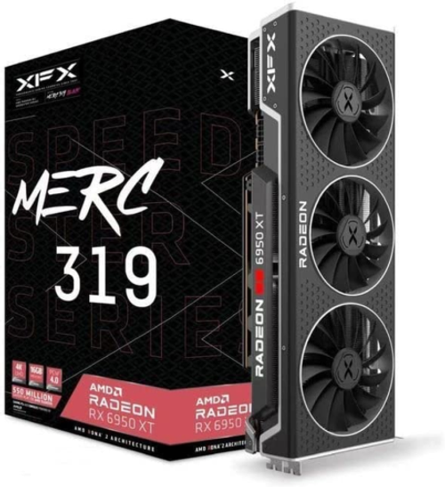 Speedster Merc319 Rx 6950Xt Black Gaming Graphics Card With 16Gb Gddr6 Hdmi 3Xdp