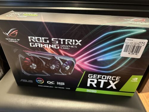 Asus Rog Strix Geforce Rtx 3090 Oc 24Gb Gddr6X + Corsair Xg7 Waterblock