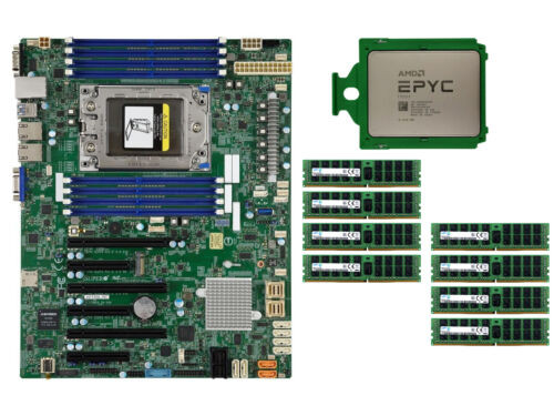 Amd Epyc 7502 Cpu + Supermicro H11Ssl-C+ 2666V Ecc Reg Ram Multiple Choices