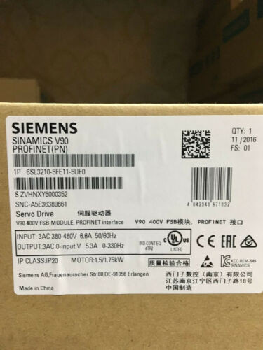 6Sl3210-5Fe11-5Uf0 Siemens One Year Warranty Fast 1Pcs Very Good