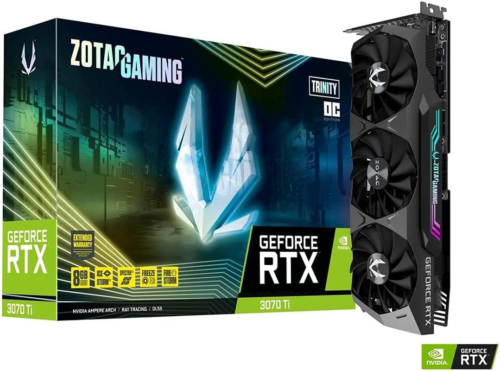 Geforce Rtx 3070 Ti Trinity Oc 8Gb Gddr6X 256-Bit 19 Gbps Pcie 4.0 Gaming Graph