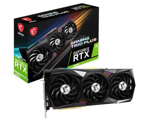 Msi Geforce Rtx 3080 Gaming Trio Plus 12G Lhr Gaming Graphics Card 12Gb Gddr6X