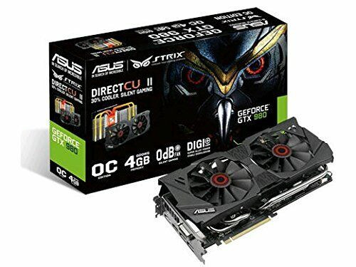 Asustek Strix Series Nvidia Geforce Gtx980 Video Card Strix-Gtx980-Dc2Oc-4Gd5