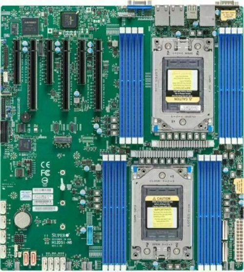 Supermicro H12Dsi-N6 Eatx Motherboard For Amd Epyc 7002/7003 Rome/Milan Cpu Sp3