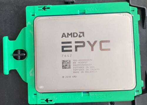 Amd Epyc 7642 Rome Cpu Processor 2.3Ghz 48 Cores 96 Threads 225W