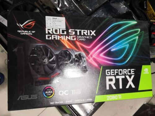 Asus Rog-Strix-Rtx2080Ti-O11G-Gaming Geforce Rtx 2080 Ti  11Gb Gddr6 14000