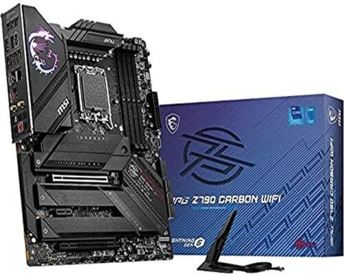 Msi Mpg Z790 Carbon Wifi Ddr5 Intel Lga 1700 E-Atx Motherboard, 4X Ddr5 128Gb, 1
