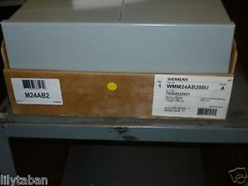 WMM24AB200U SIEMENS 200AMP METER SOCKETT 2 POSITION 3P 4W 1200AMPS 208Y/120