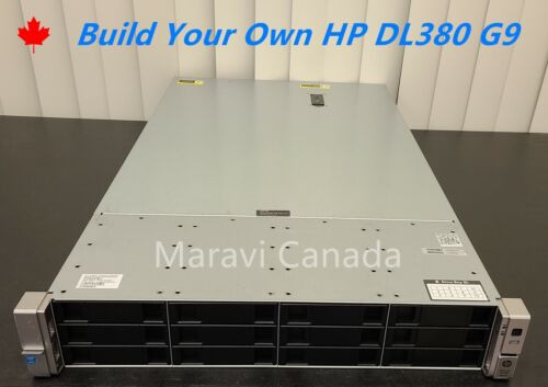 Hp Hpe Dl380 G9 2U Server 12 Lff Bays 2X E5-2630 V3 P840Ar 4Gb Raid 2X 800W Psu