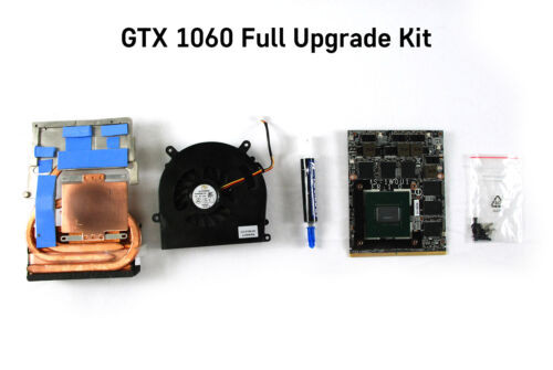Clevo P570Wm Gpu Upgrade Kit; New Nvidia Gtx 1060M; Mxm 3.0B; W/Gpu Heatsink+Fan
