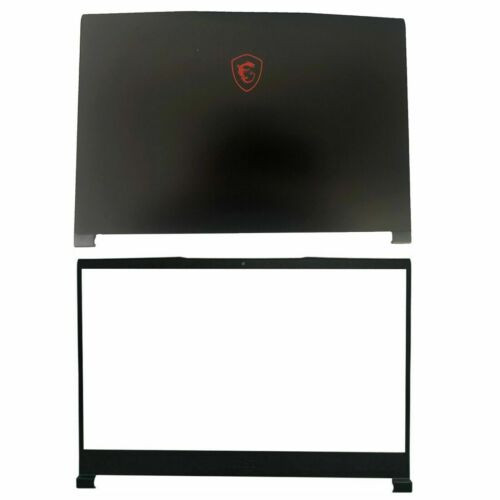 New Lcd Back Cover Top Case & Lcd Bezel For Msi Gf63 8Rc 8Rd Ms-16R1 Us