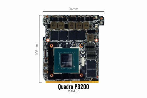 Nvidia Quadro P3200; 6Gb Gddr5; N18E-Q1; Mxm 3.1; Gpu Upgrade