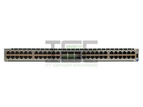 Arista Dcs-7160-48Tc6-R 48X 10G Rj45 6X 100G Qsfp100 Data Center Switch + Rails