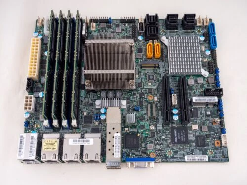 Supermicro X10Sdv-7Tp8F Xeon D-1587 16-Core Lsi Sas 2116 Motherboard + 64Gb Ram