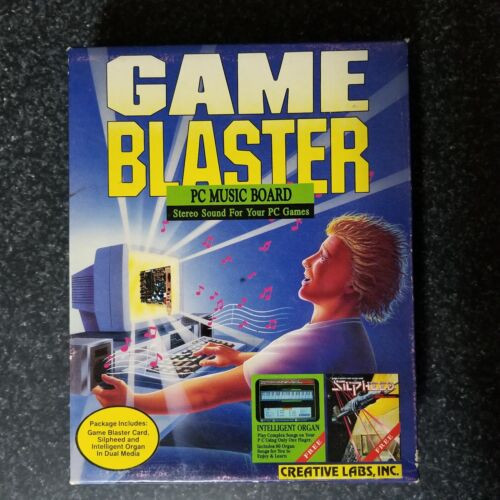 Creative Labs Game Blaster Ct-1300A 1988 Dual Media Isa 8Bit 100% Complete!