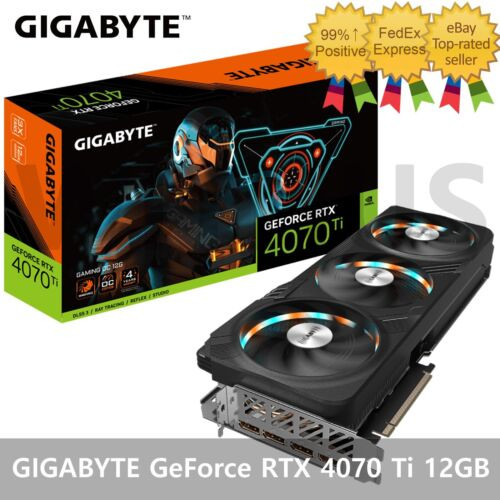 Gigabyte Nvidia Geforce Rtx 4070 Ti Gaming Oc D6X 12Gb Graphics Card - Tracking