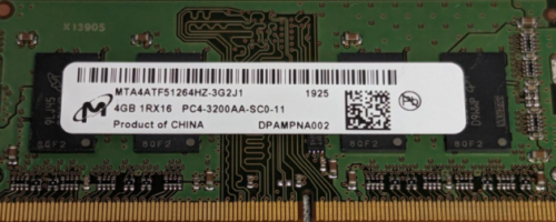 Mixed Brands 4Gb Ddr4-3200 Laptop Sodimm Ram Memory