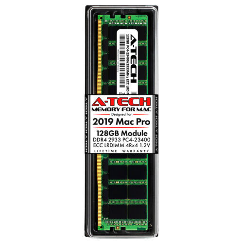 128Gb 4Rx4 Pc4-2933Y Lr Dimm Ddr4 23400 Memory Ram For Apple Mac Pro 2019 A1991