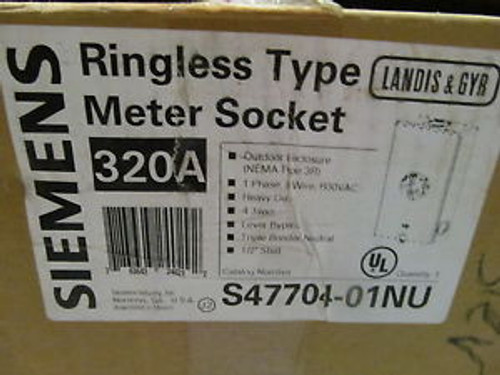 Siemens Meter Socket 320 Amp S47704-01NU Ringless Type