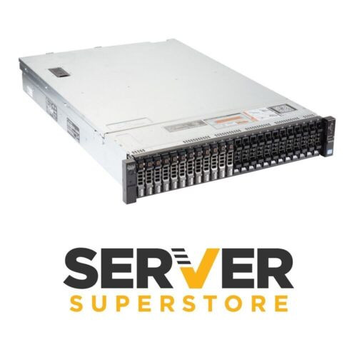 Dell Poweredge R720Xd Server 2X 2667 V2 3.3Ghz =16Cores 256Gb H710P 4X 1.2Tb Sas