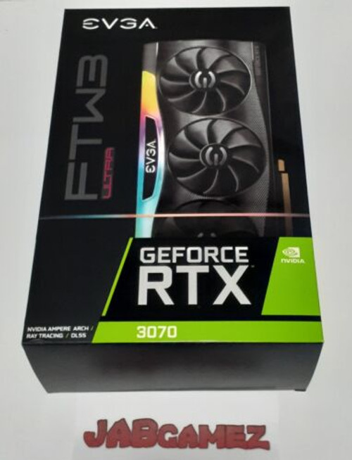 Evga Rtx 3070 Ftw3 Oc 8 Gb Gddr6 Graphics Card .Open Box Like New