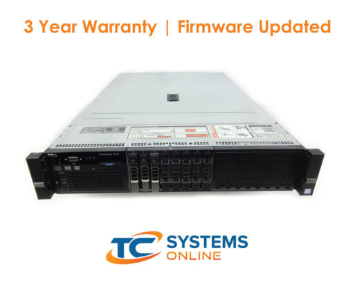 Dell Poweredge R730 2X 2630V4 2.2Ghz=20Core 64Gb 3X1.2Tb 10K H730