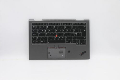 Lenovo Yoga X1 5Th Gen Handauflage Touchpad Abdeckung Tastatur Nordisch Grau