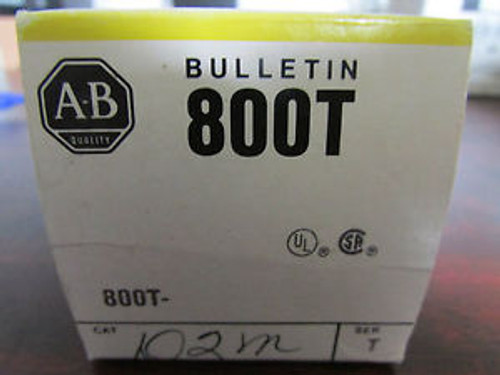 Allen Bradley 800T D2M Mushroom Head Push Button Black