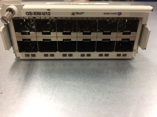 Alcatel-Lucent Os6900 Os-Xni-U12 10Gb Sfp Fiber Expansion Module Omniswitch