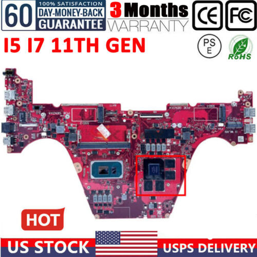 Fx516Pc Fx516Pe Motherboard For Asus Tuf I5 I7 11Th Gen 8Gb Ram 4G Gpu Rtx3050