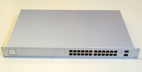 Ubiquiti Switch 24 250W Managed Gbe/Poe+ Rackmount 2X Sfp Us-24-250W Tested