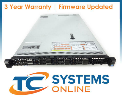 Dell Poweredge R630 10 2X 2620V4 2.1Ghz=16Core 128Gb 8Xhd Tray H730