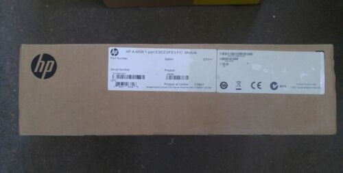 Jd625A Hp H3C Jd625A Fe3/Ce3 Expansion Module - 1 X Fe3/Ce3 Wan New Quantity