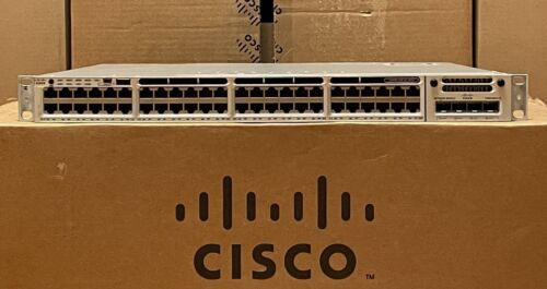 Cisco Catalyst Ws-C3850-48U-S 48-Port Upoe Gigabit Switch With C3850-Nm-4-1G