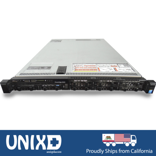 Dell R630 Server 8 Bay 2.5" 2X E5-2699 V4 2.20Ghz = 44 Cores Choose Ddr4 Memory