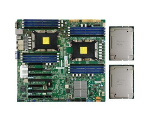 Supermicro X11Dph-I  Lga3647 C621 Server +2X Intel Xeon Gold 6138 1.8Ghz 20C/40T