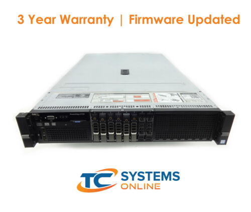 Dell Poweredge R730 2X 2640V4 2.4Ghz=20Core 96Gb 6X1.2Tb 12G H730