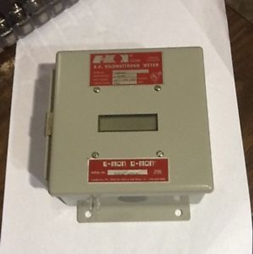 E-MON A.C KILOWATTHOUR METER 208400 4 Wire 115/CFP Chall Filler Plate-240V