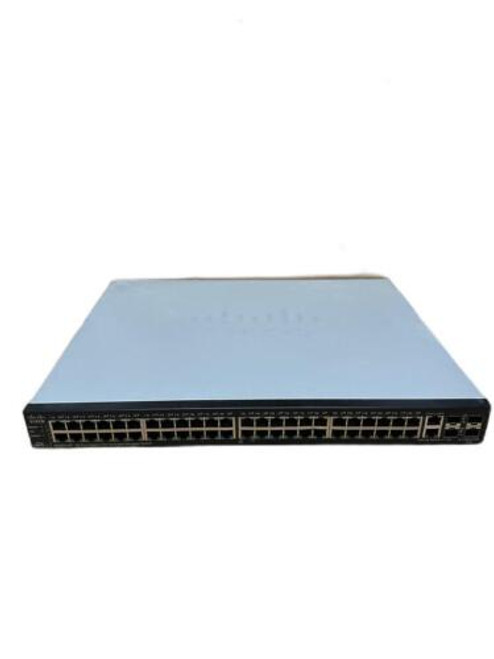 Cisco Sg500-52P-K9 V05 52-Port Gigabit Poe Stackable Managed Switch W/ 2X Sfp...