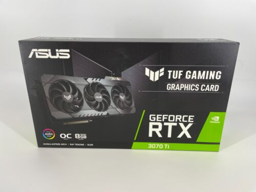 Asus Nvidia Geforce Rtx 3070 Ti Tuf Gaming Oc - Gddr6X Lhr 8Gb - Open Box!