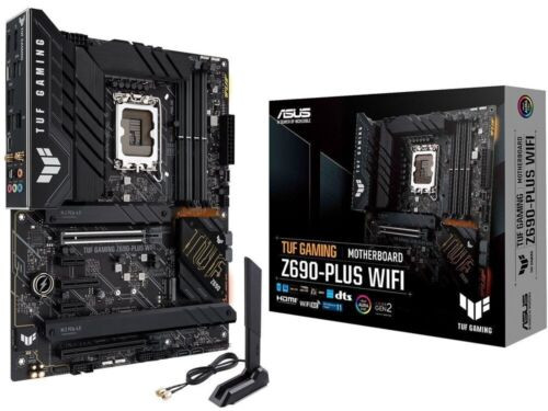 Asus Z690-Plus Tuf Gaming Wifi D5 Ddr5 Wifi6E Lga 1700 Atx Motherboard