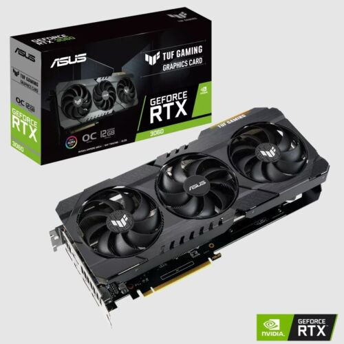 Asus Tuf Geforce Rtx 3060 V2 Oc 12Gb Gddr6 Tuf-Rtx3060-O12G-V2-Gaming Video Card