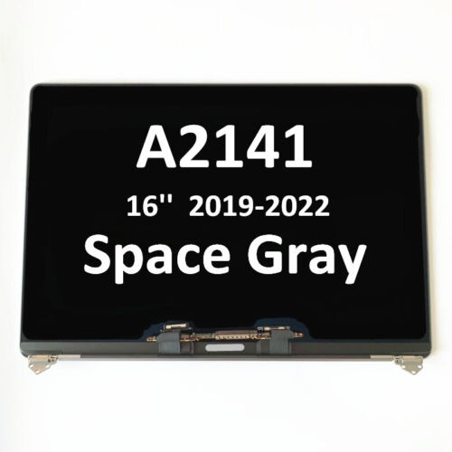 New Lcd Screen Display Assembly For Macbook Pro 16" A2141 Space Gray 2020 Nj