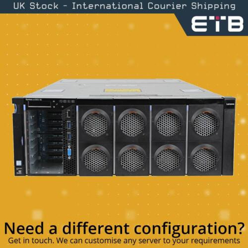 Lenovo System X3850 X6 1X8 2.5", 4 X E7-8880 V3 2.3Ghz Eighteen-Core, 128Gb, ...